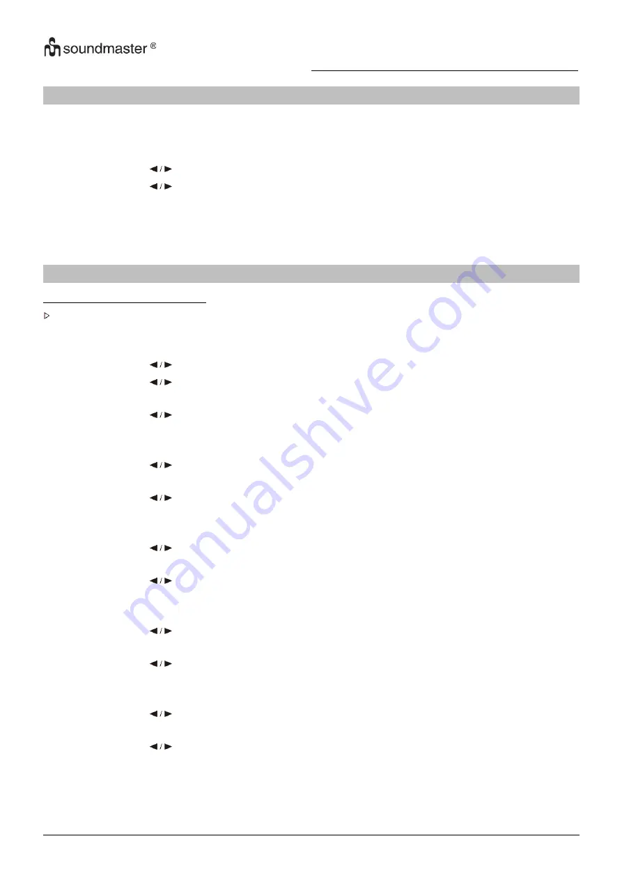 SOUNDMASTER DAB112 Скачать руководство пользователя страница 58