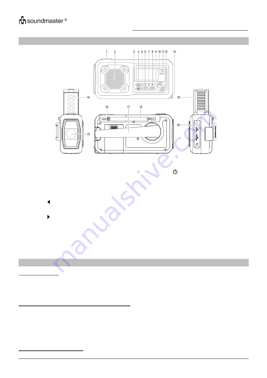 SOUNDMASTER DAB112 Instruction Manual Download Page 62