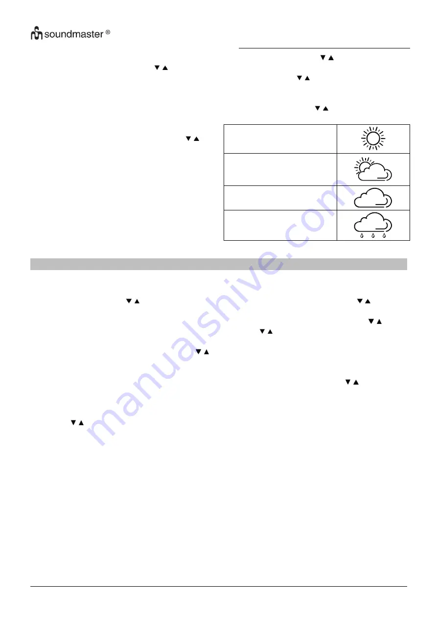 SOUNDMASTER FUR100 Manual Download Page 44