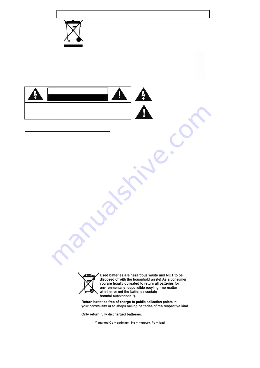 SOUNDMASTER FUR4005 Instruction Manual Download Page 9