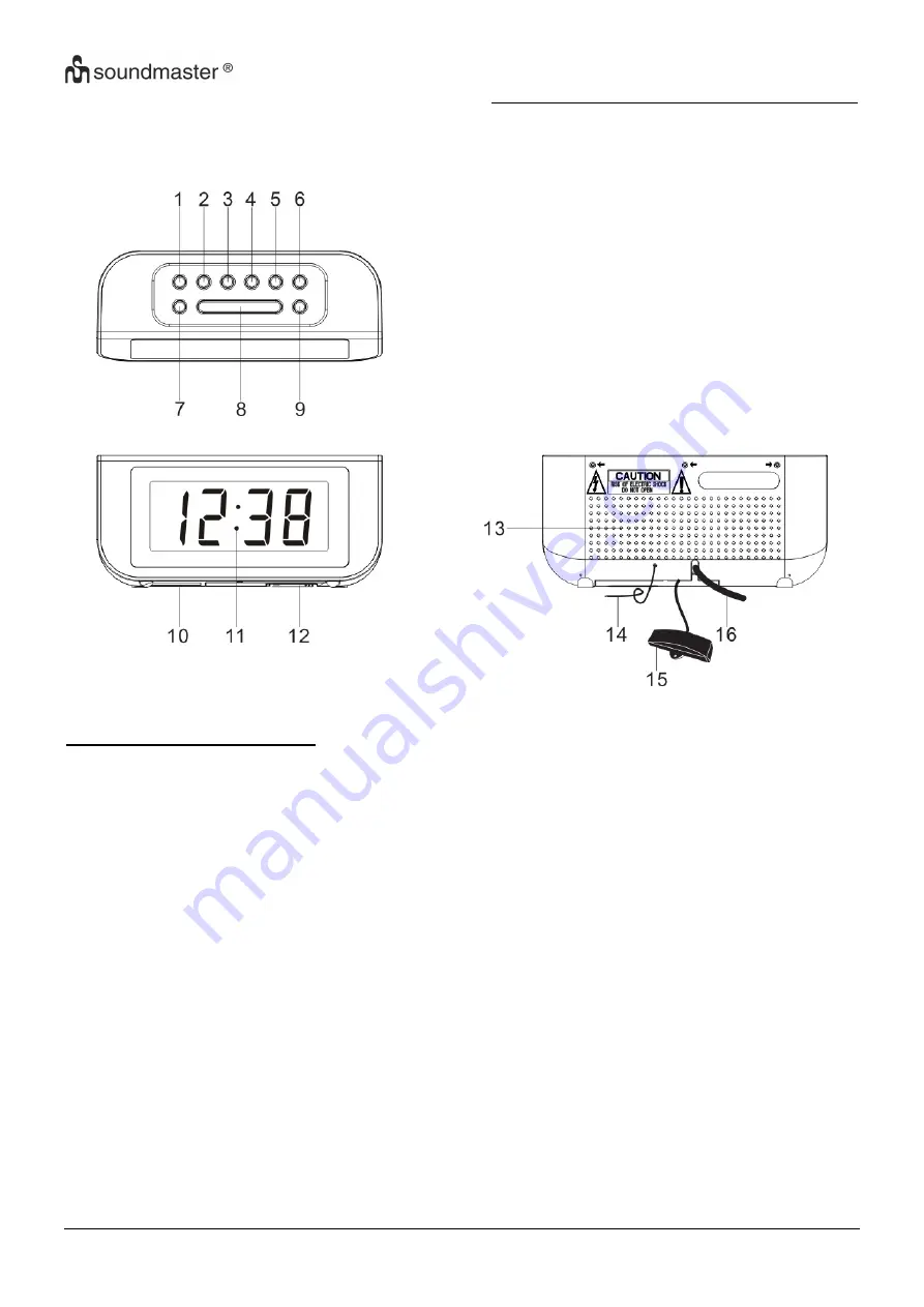 SOUNDMASTER FUR4005 Instruction Manual Download Page 28