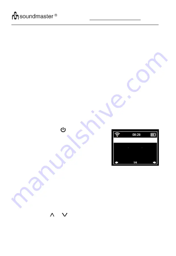 SOUNDMASTER highline IR4000SW Manual Download Page 46