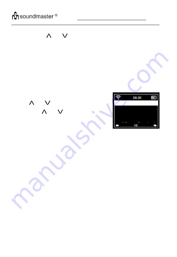 SOUNDMASTER highline IR4000SW Manual Download Page 123