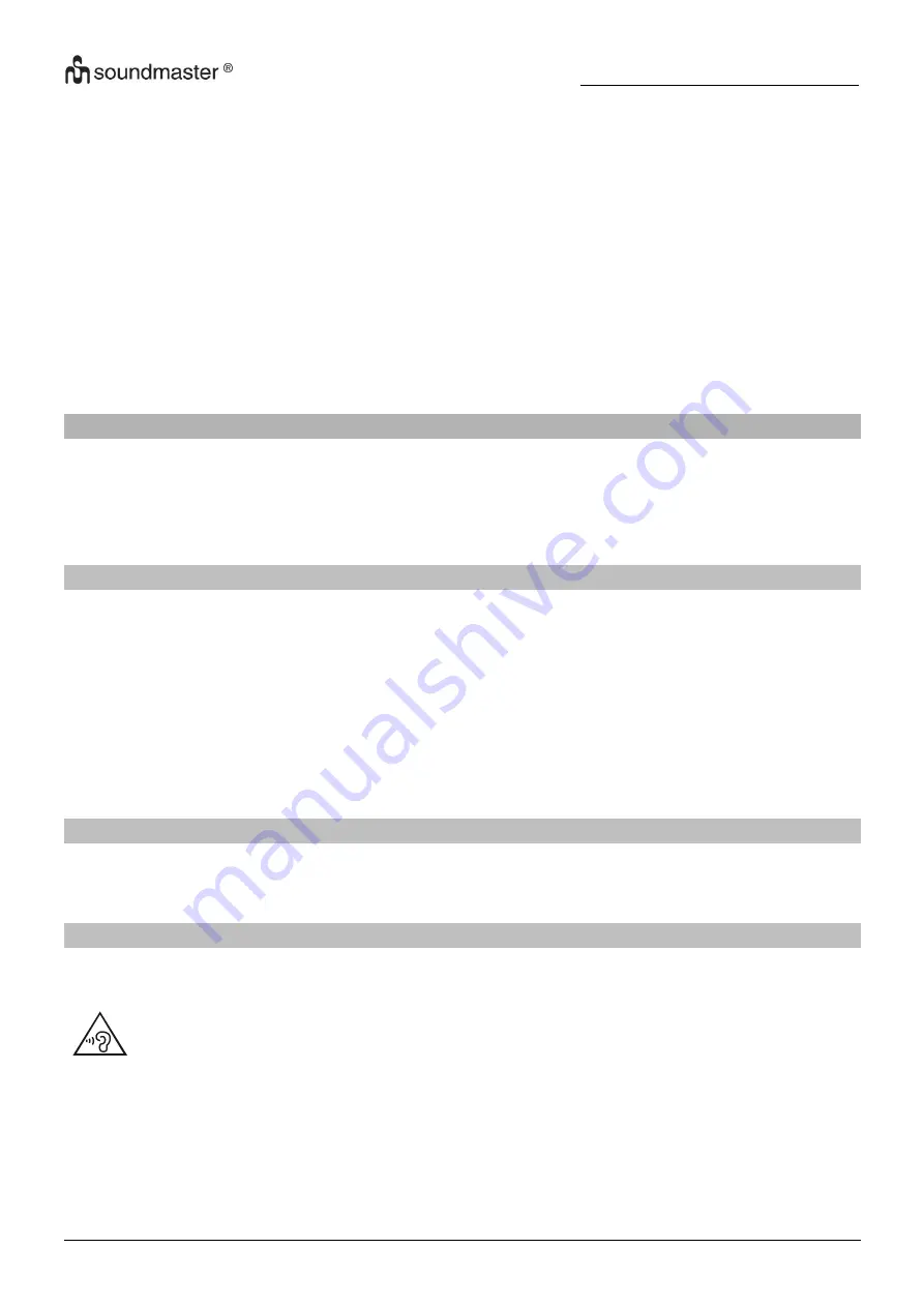 SOUNDMASTER IR6000SW Manual Download Page 11