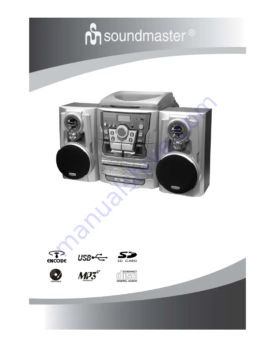 SOUNDMASTER MCD 5145USB Manual Download Page 1