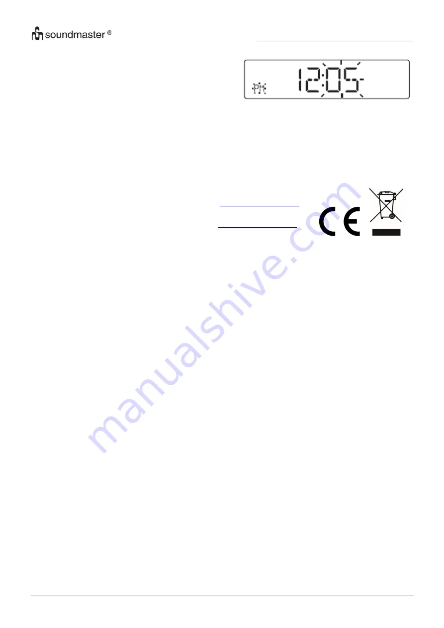 SOUNDMASTER RCD1755 Manual Download Page 35