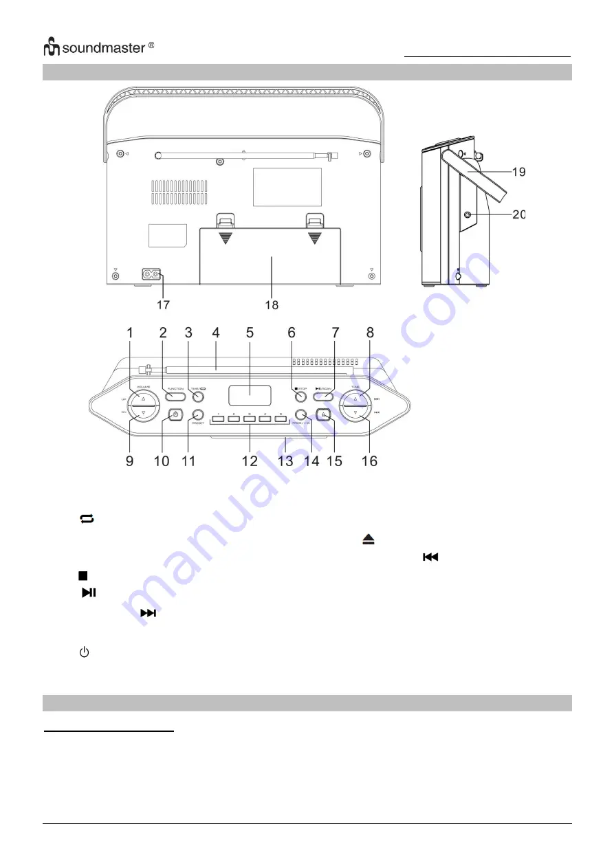 SOUNDMASTER RCD1755 Manual Download Page 42