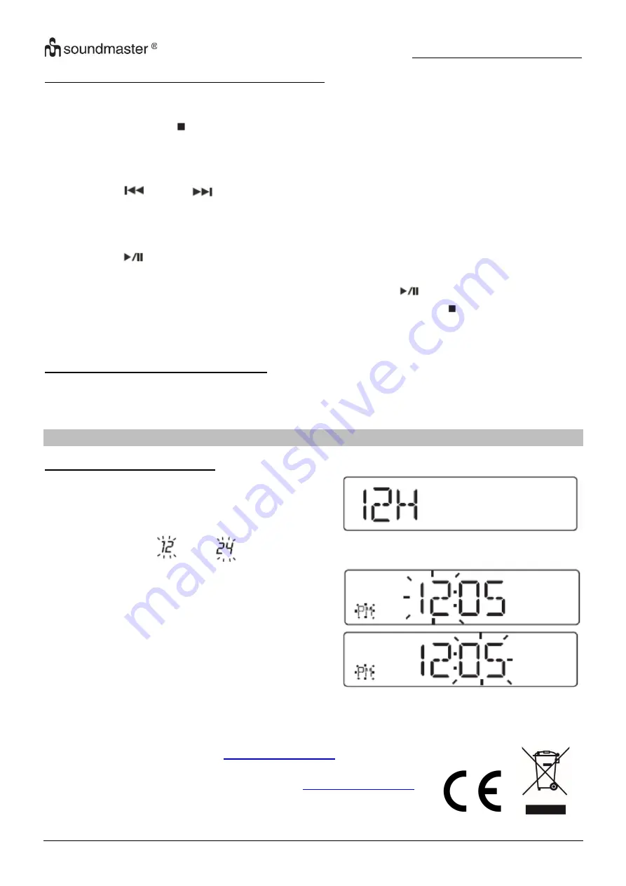 SOUNDMASTER RCD1755 Manual Download Page 45