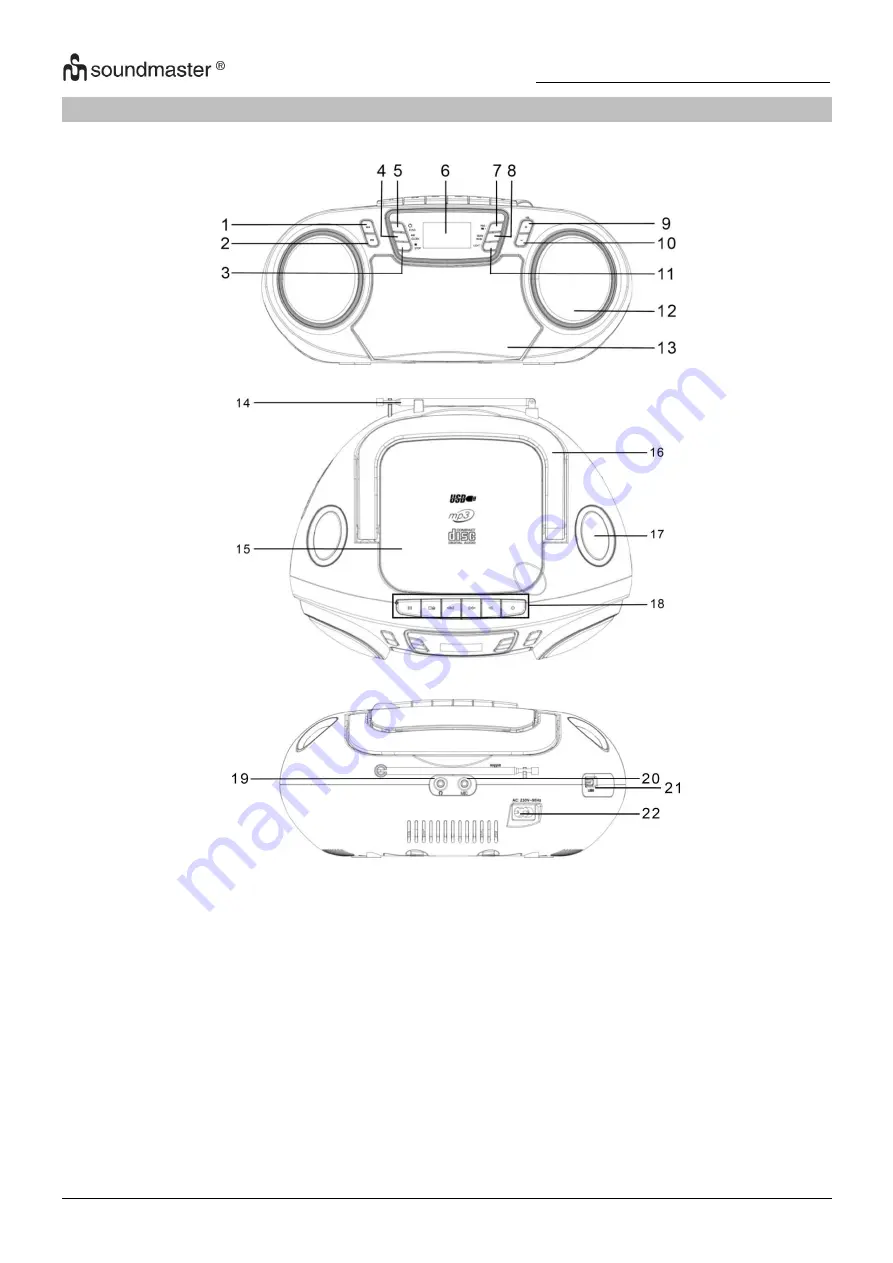 SOUNDMASTER SCD5800 Manual Download Page 48