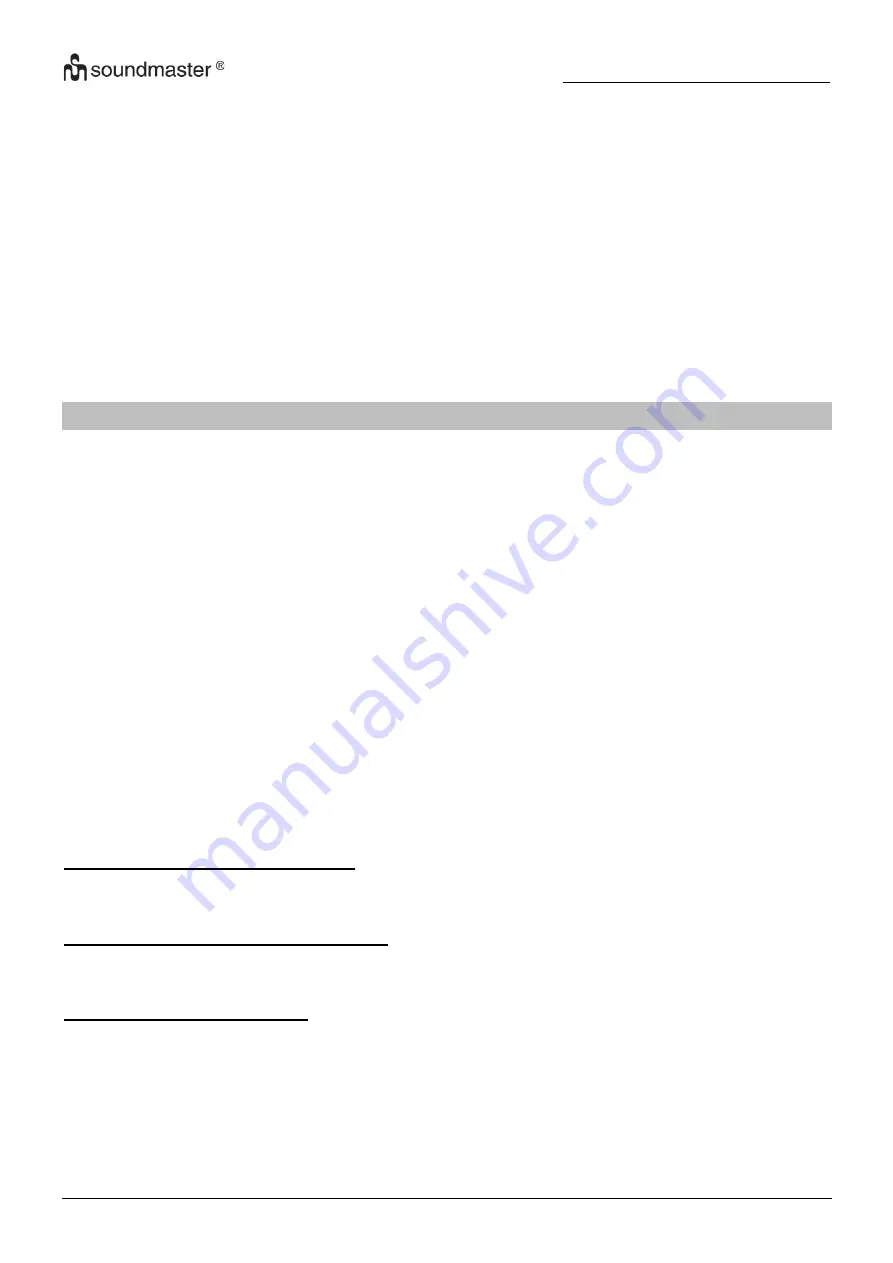 SOUNDMASTER SCD7800 Manual Download Page 52