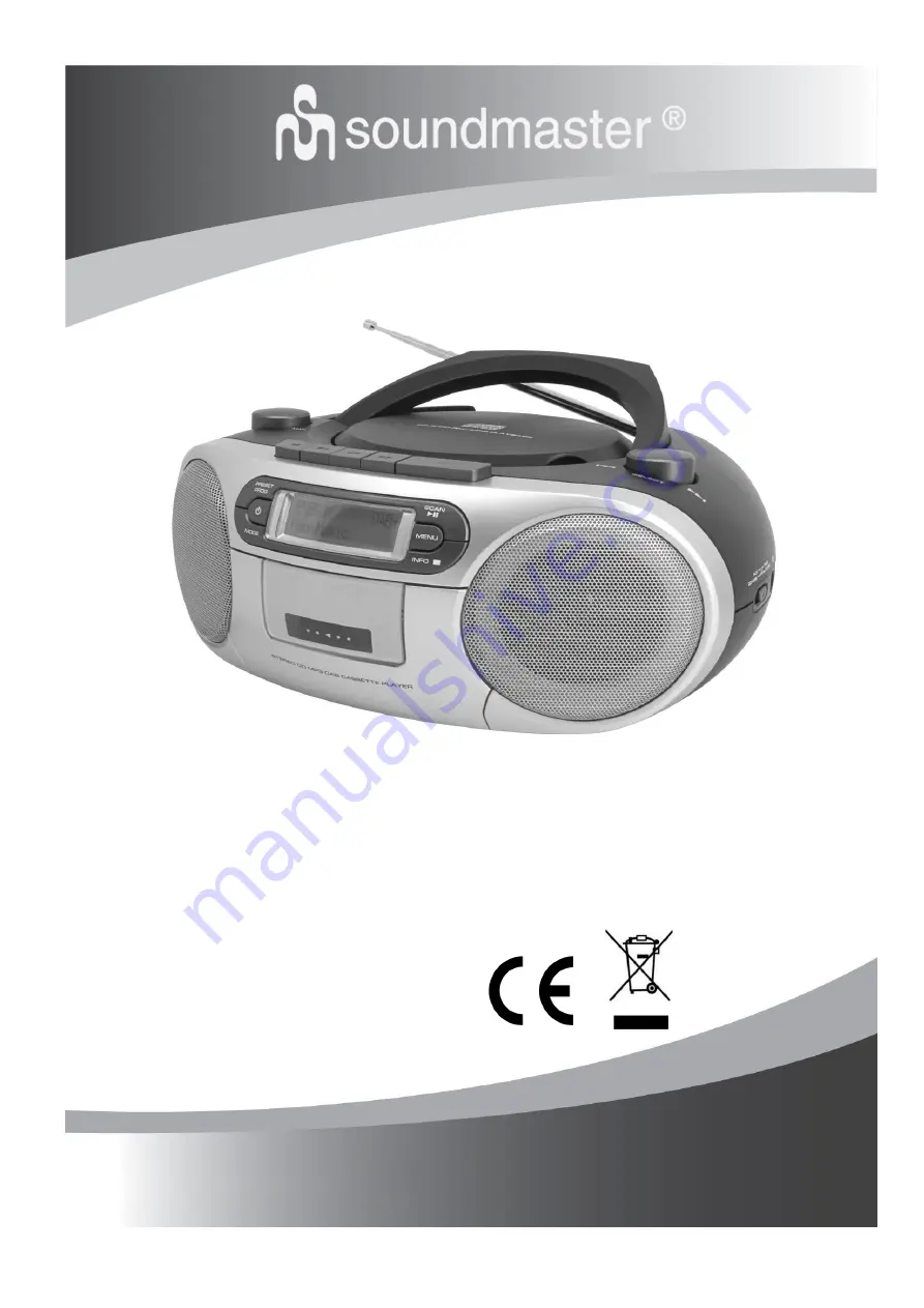 SOUNDMASTER SCD7900 Manual Download Page 1