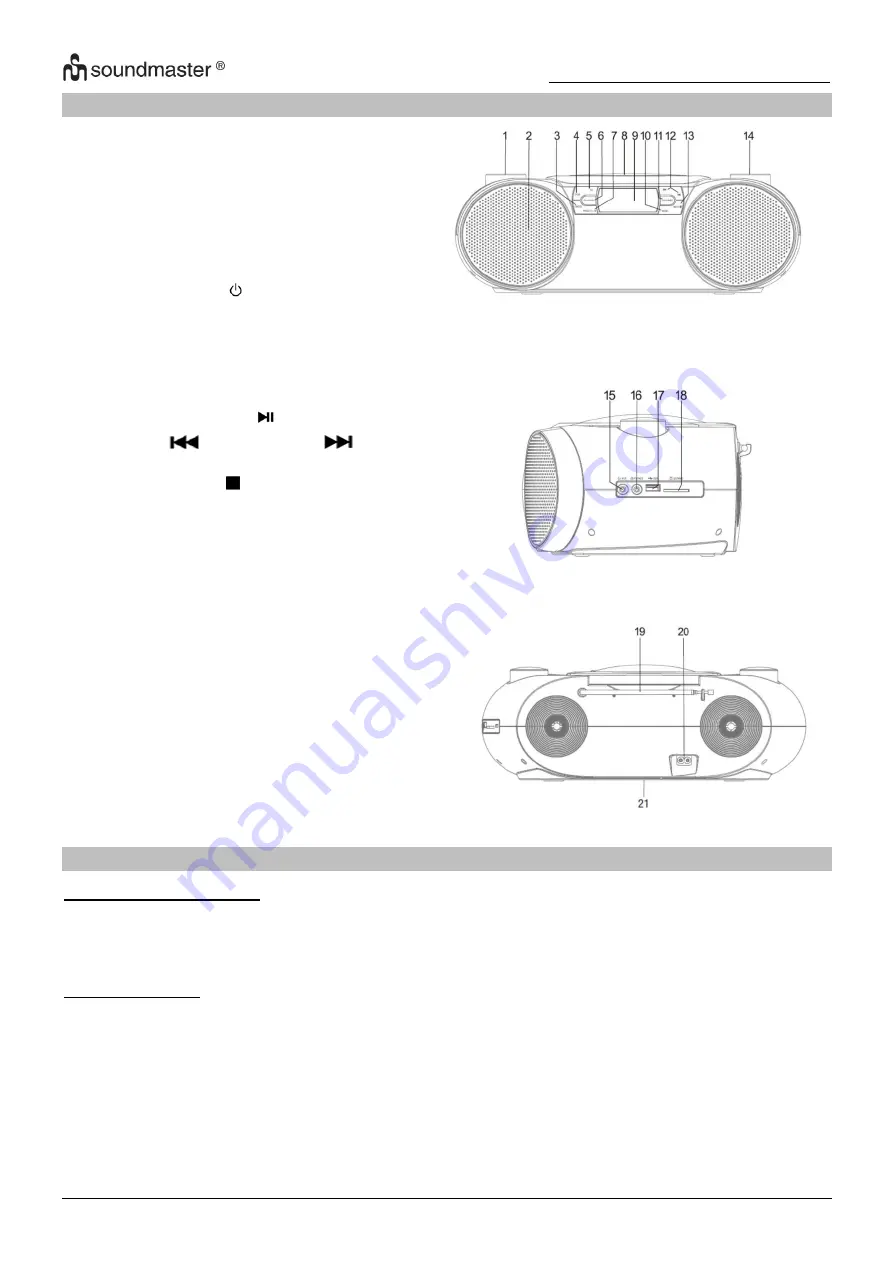 SOUNDMASTER SCD8100 Manual Download Page 23