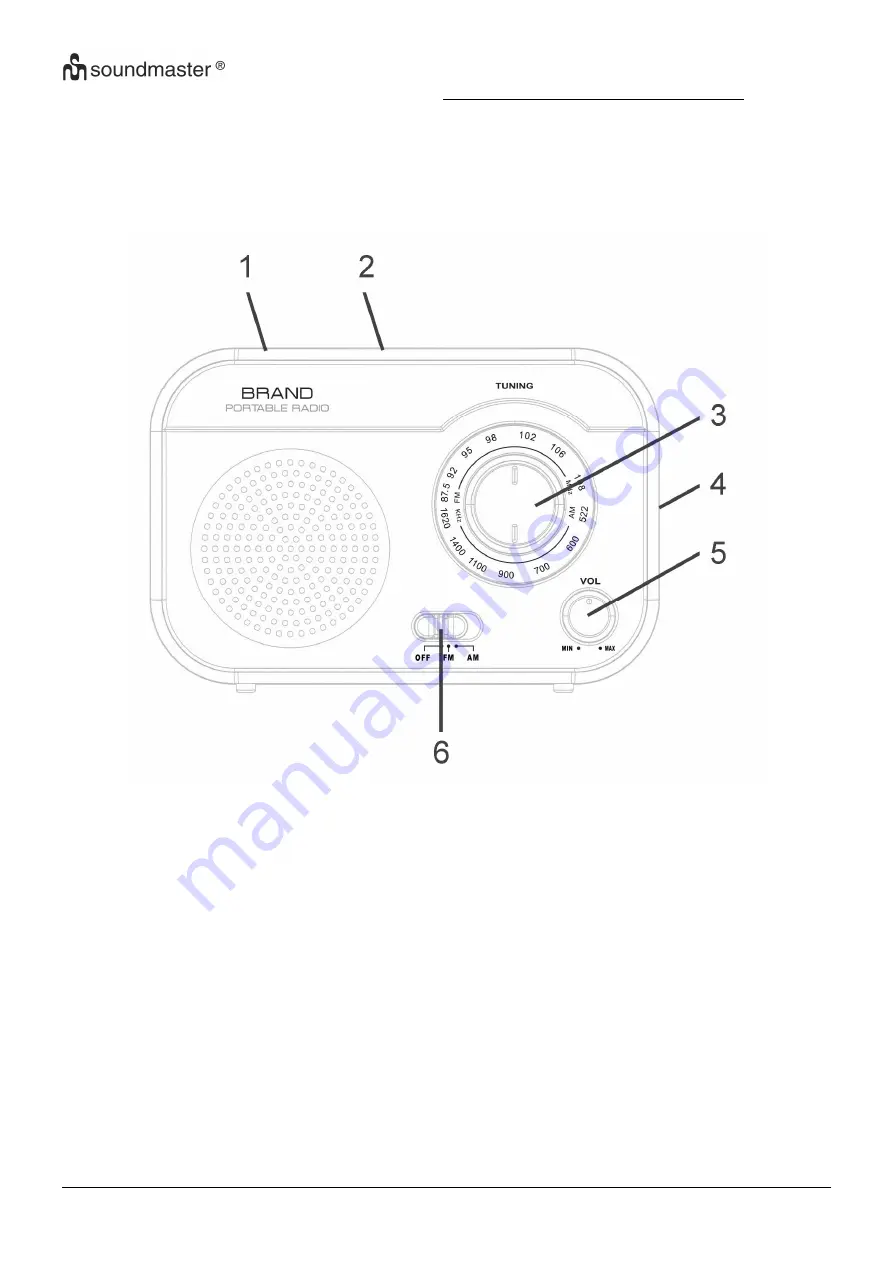 SOUNDMASTER TR410 Instruction Manual Download Page 12