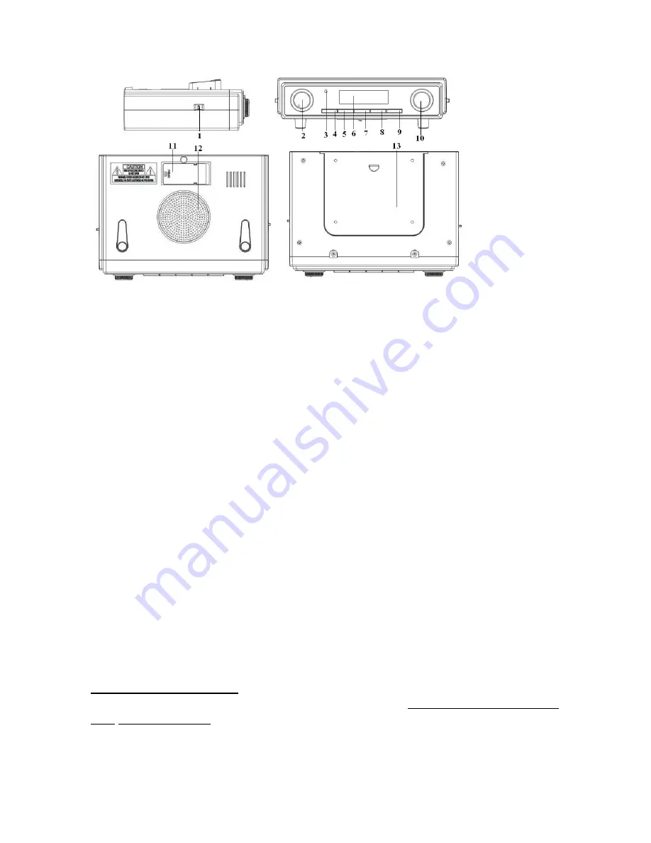 SOUNDMASTER UR-2008 Manual Download Page 2