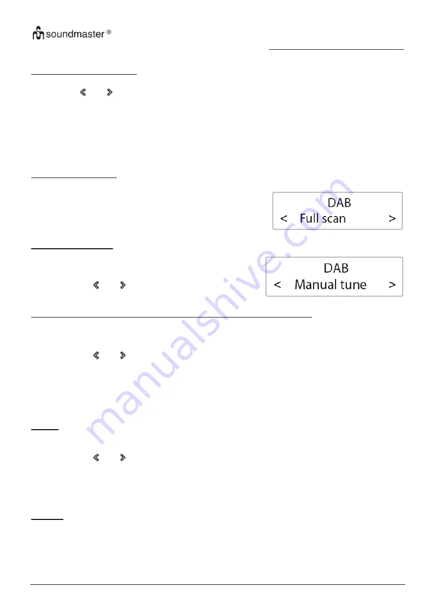 SOUNDMASTER UR210 Manual Download Page 86