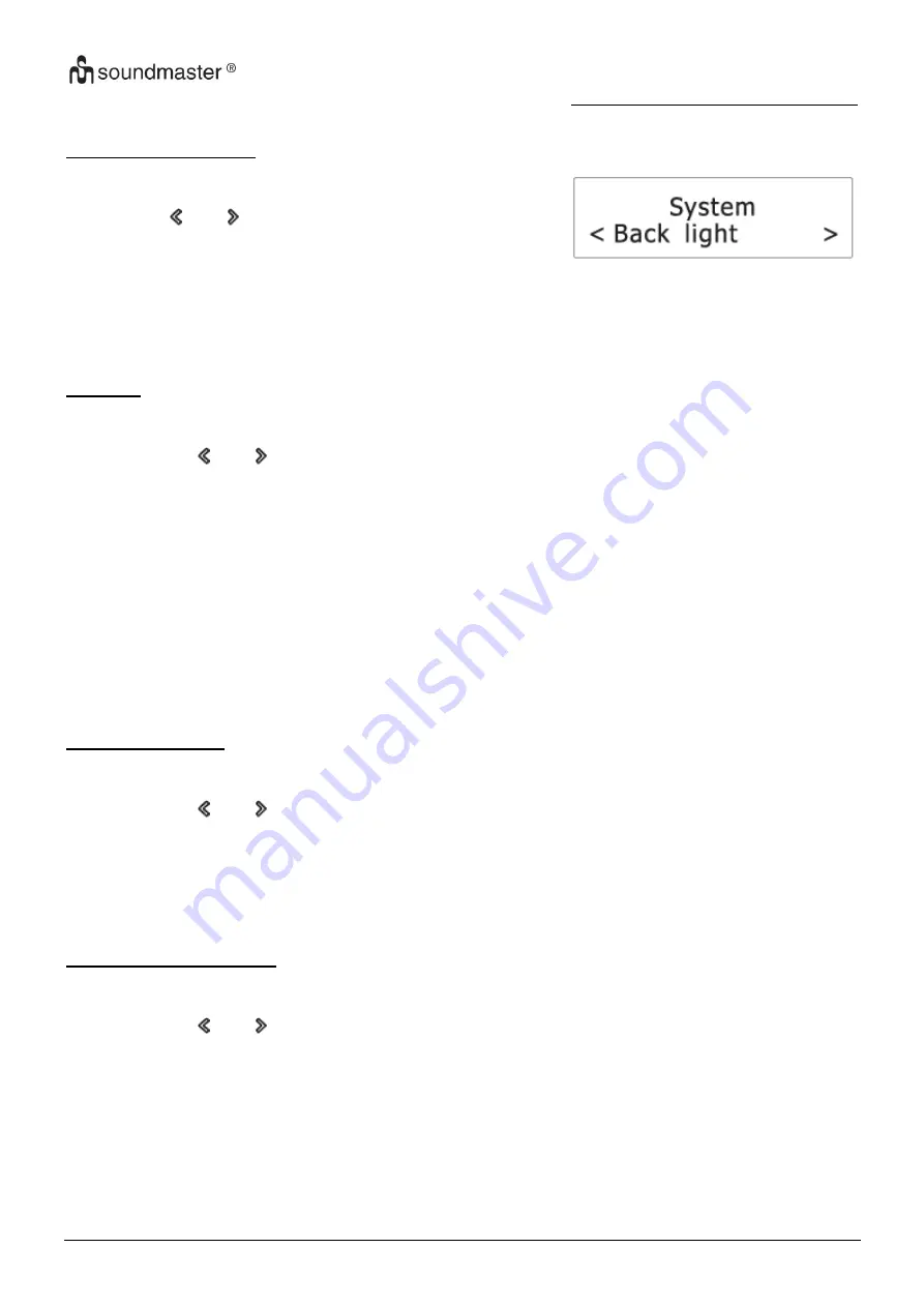 SOUNDMASTER UR210 Manual Download Page 92