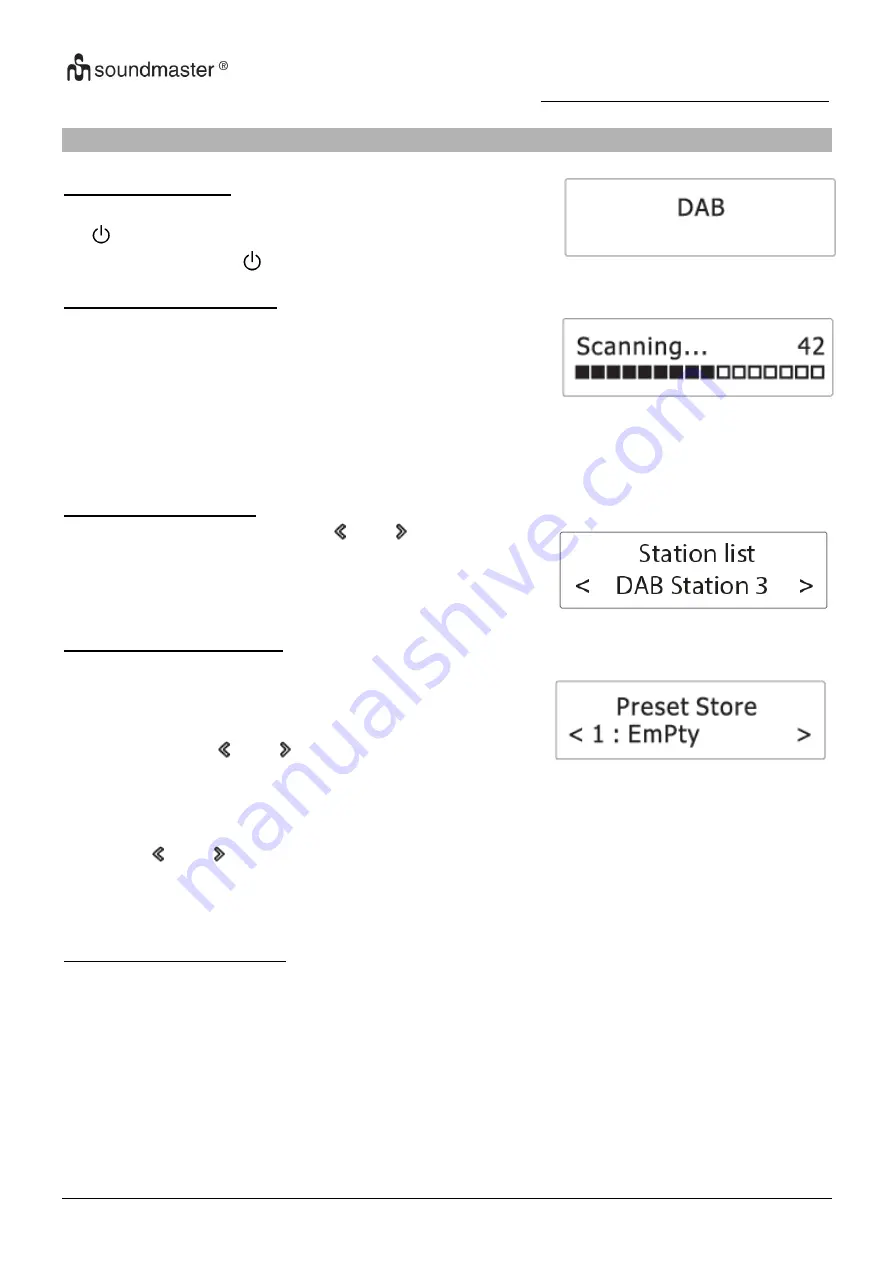 SOUNDMASTER UR210 Manual Download Page 98