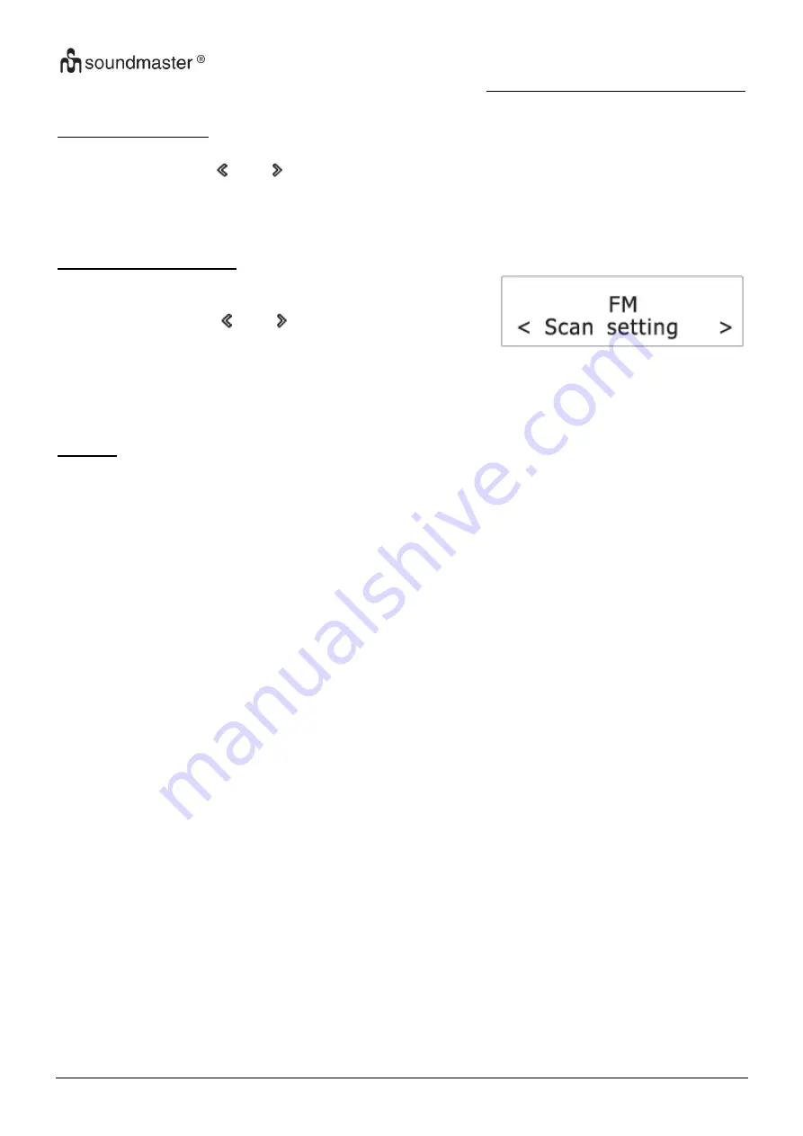 SOUNDMASTER UR210 Manual Download Page 101