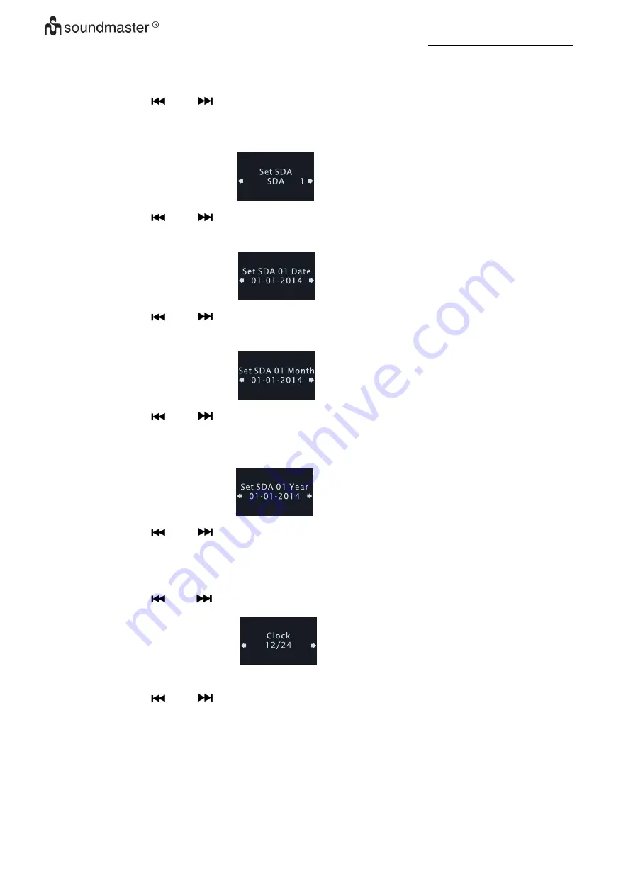 SOUNDMASTER UR2170 Скачать руководство пользователя страница 29