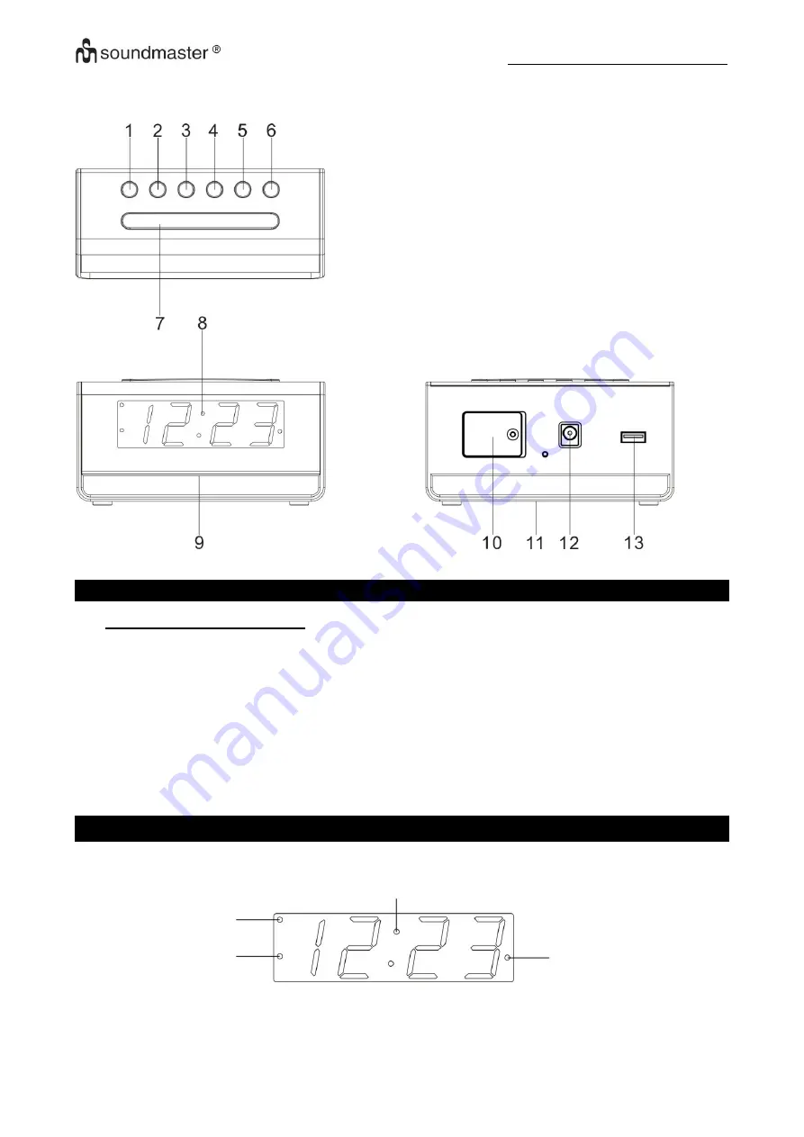 SOUNDMASTER UR8100 Скачать руководство пользователя страница 8