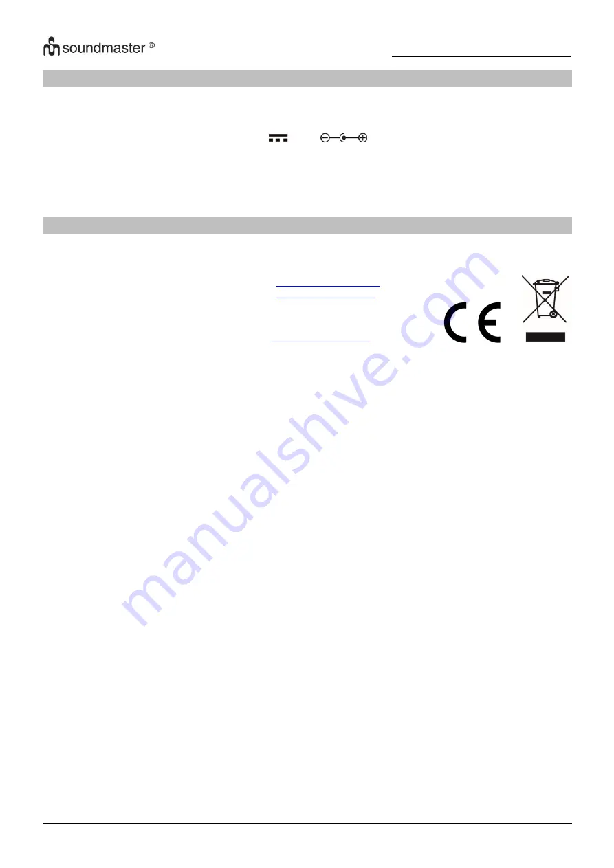 SOUNDMASTER URD480SW Скачать руководство пользователя страница 39