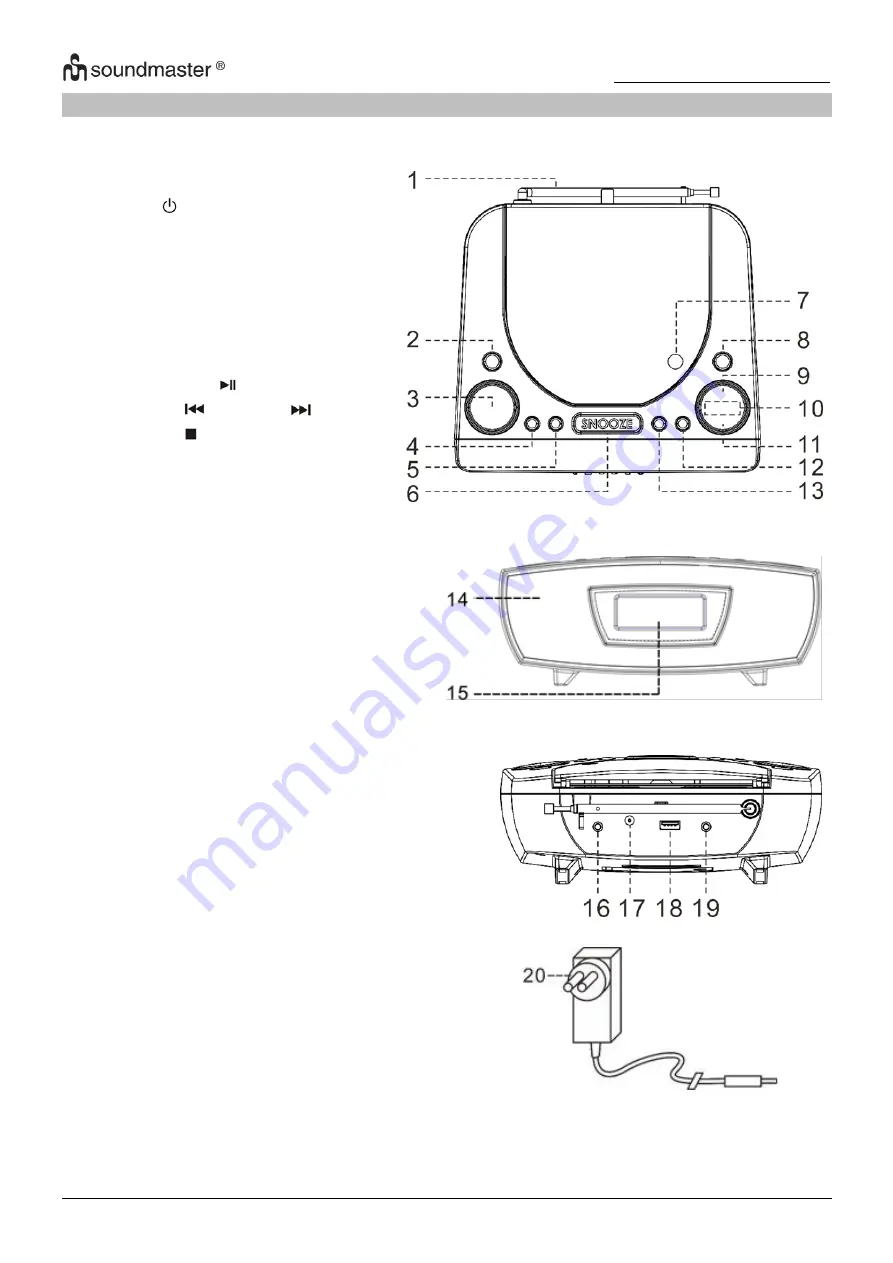 SOUNDMASTER URD480SW Скачать руководство пользователя страница 41