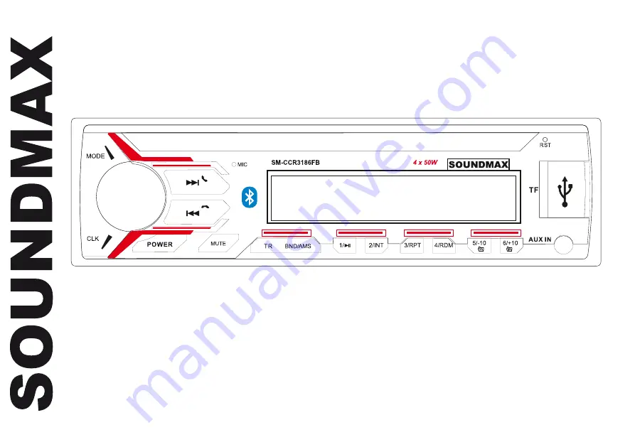 SoundMax SM-CCR3186FB Instruction Manual Download Page 1