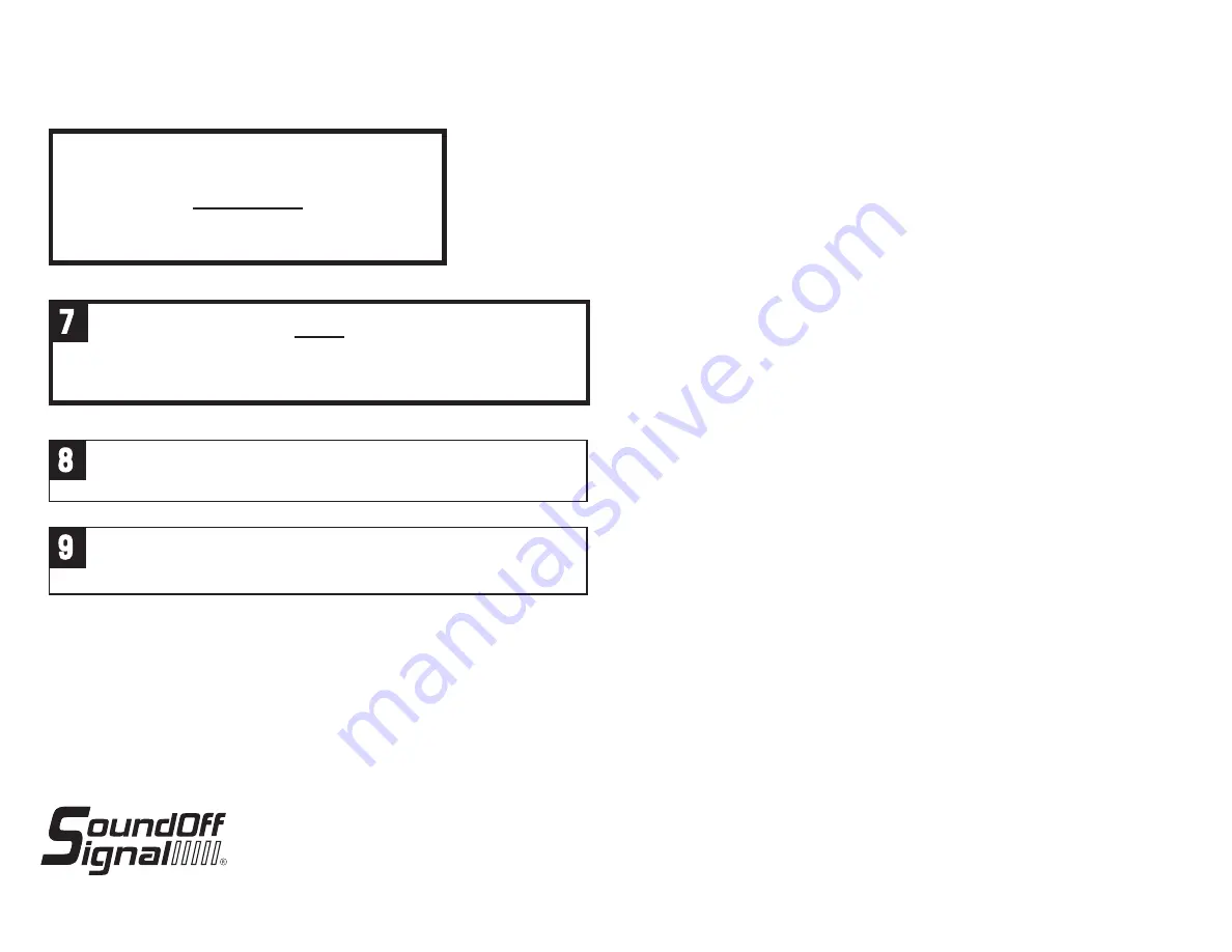 Soundoff Signal ETSS100CBKDC15 Quick Start Manual Download Page 4