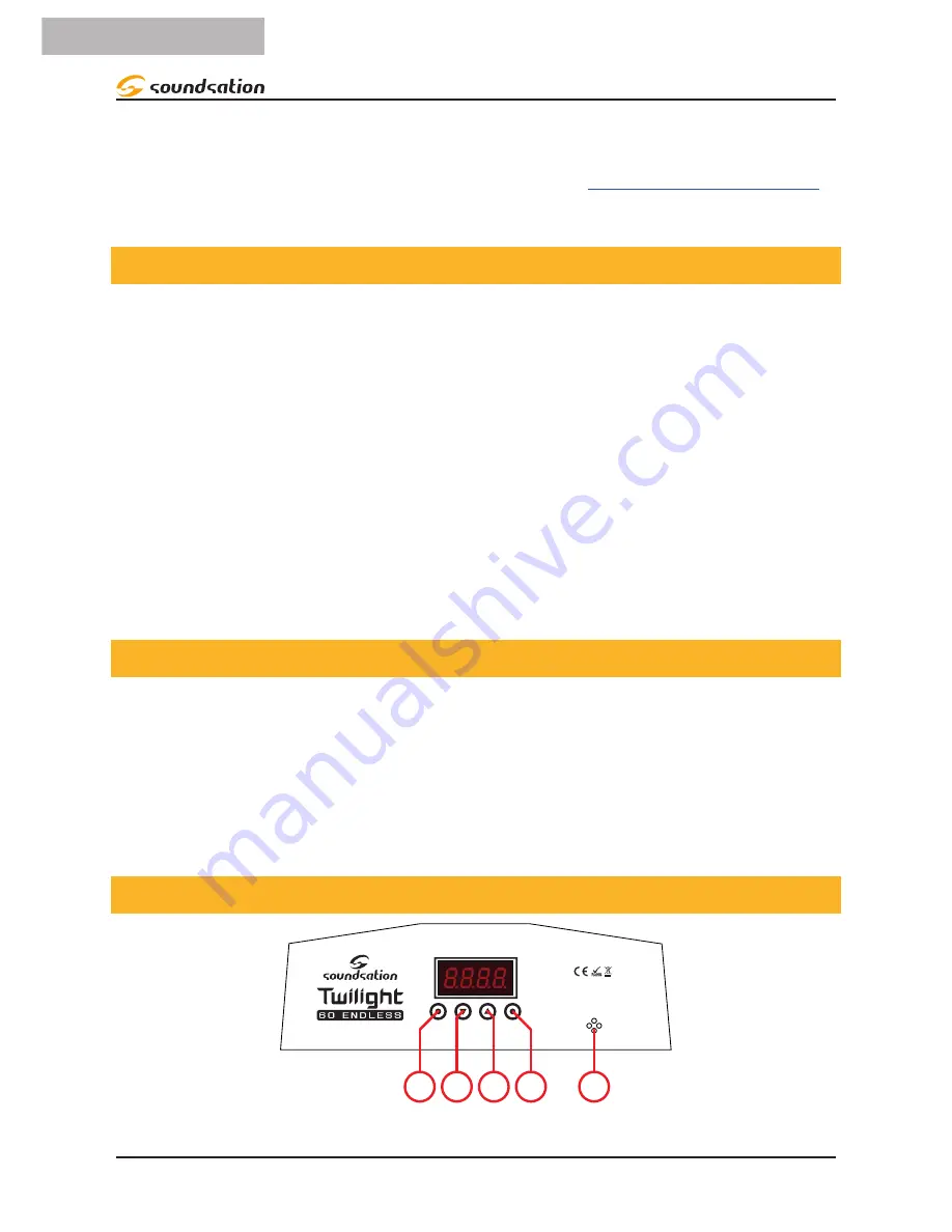 soundsation Twilight 60 ENDLESS Скачать руководство пользователя страница 6