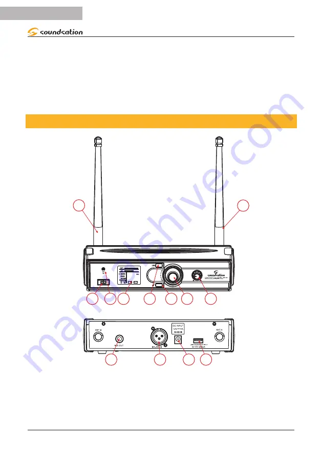 soundsation WF-D190 User Manual Download Page 8