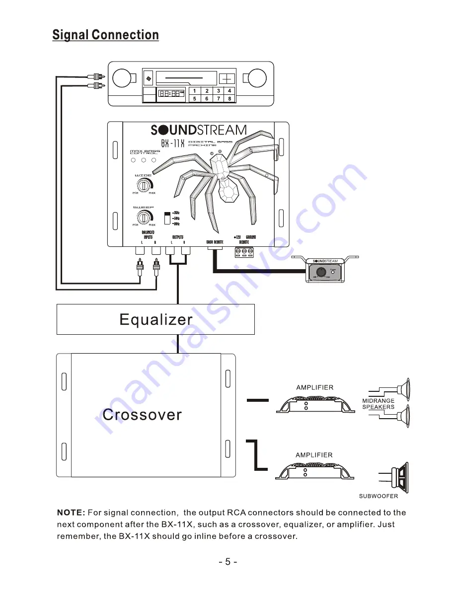 Soundstream BX-11X Скачать руководство пользователя страница 6