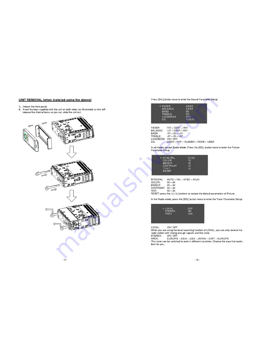 Soundstream mobile video system Скачать руководство пользователя страница 12