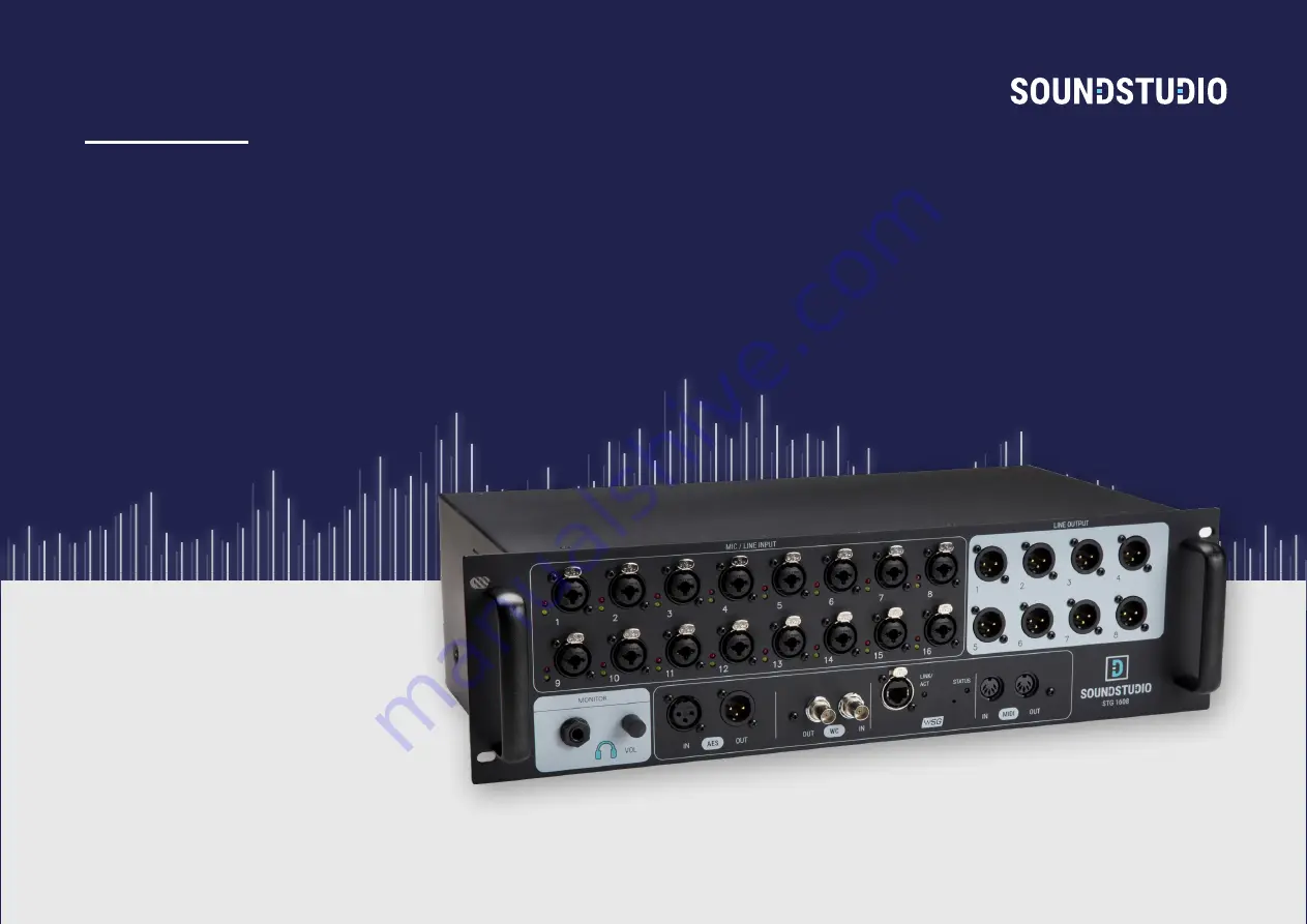 SoundStudio STG-1608 Скачать руководство пользователя страница 1