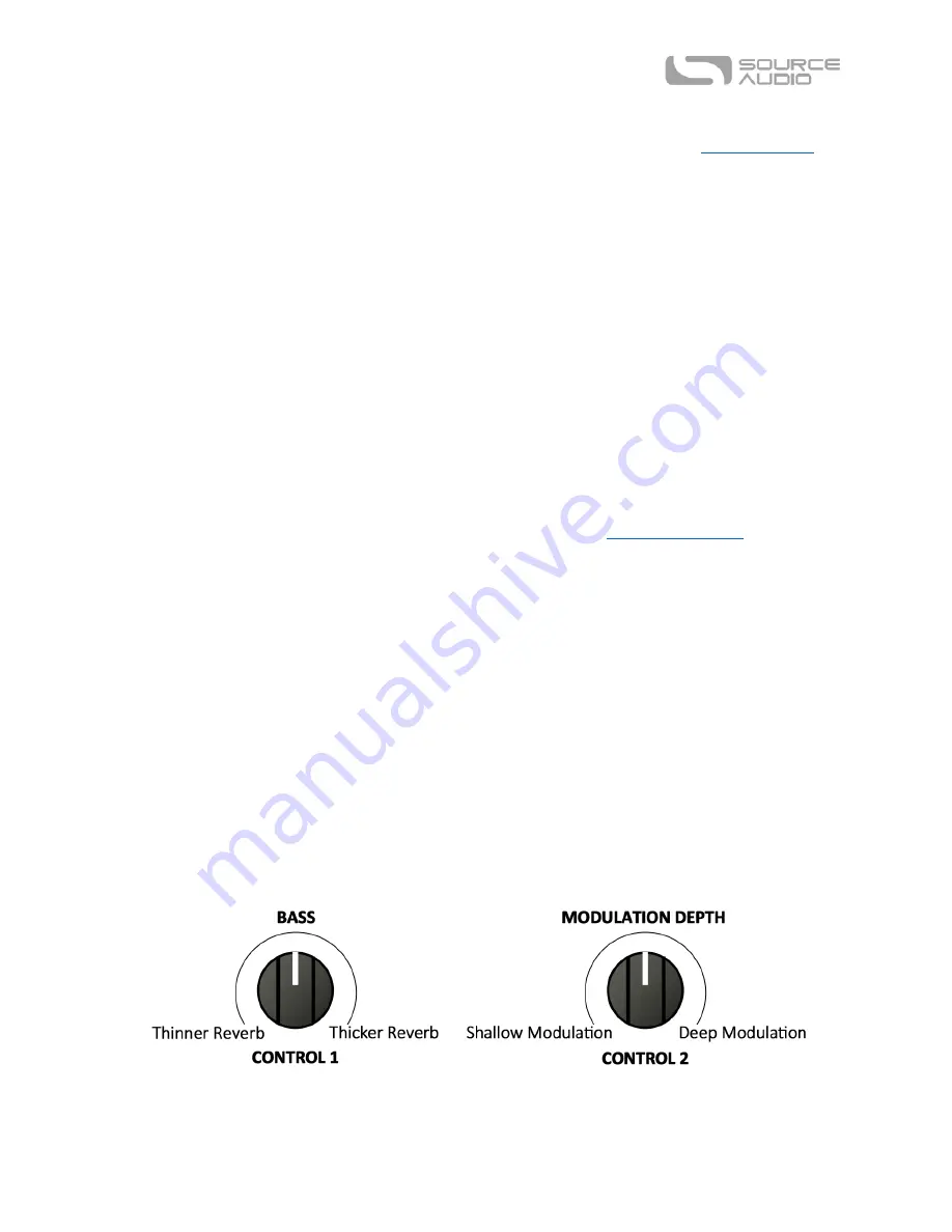 Source Audio Ventris Dual Reverb Скачать руководство пользователя страница 10