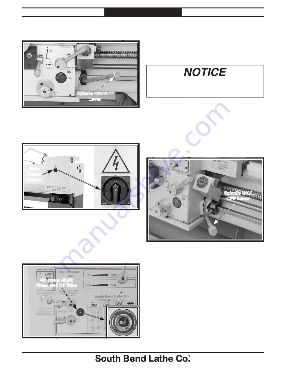 South bend SB1012 Owner'S Manual Download Page 21