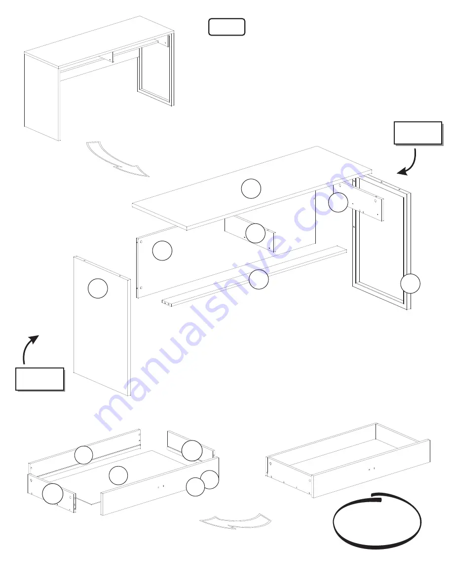 South Shore 075 Assembly Instructions Manual Download Page 2