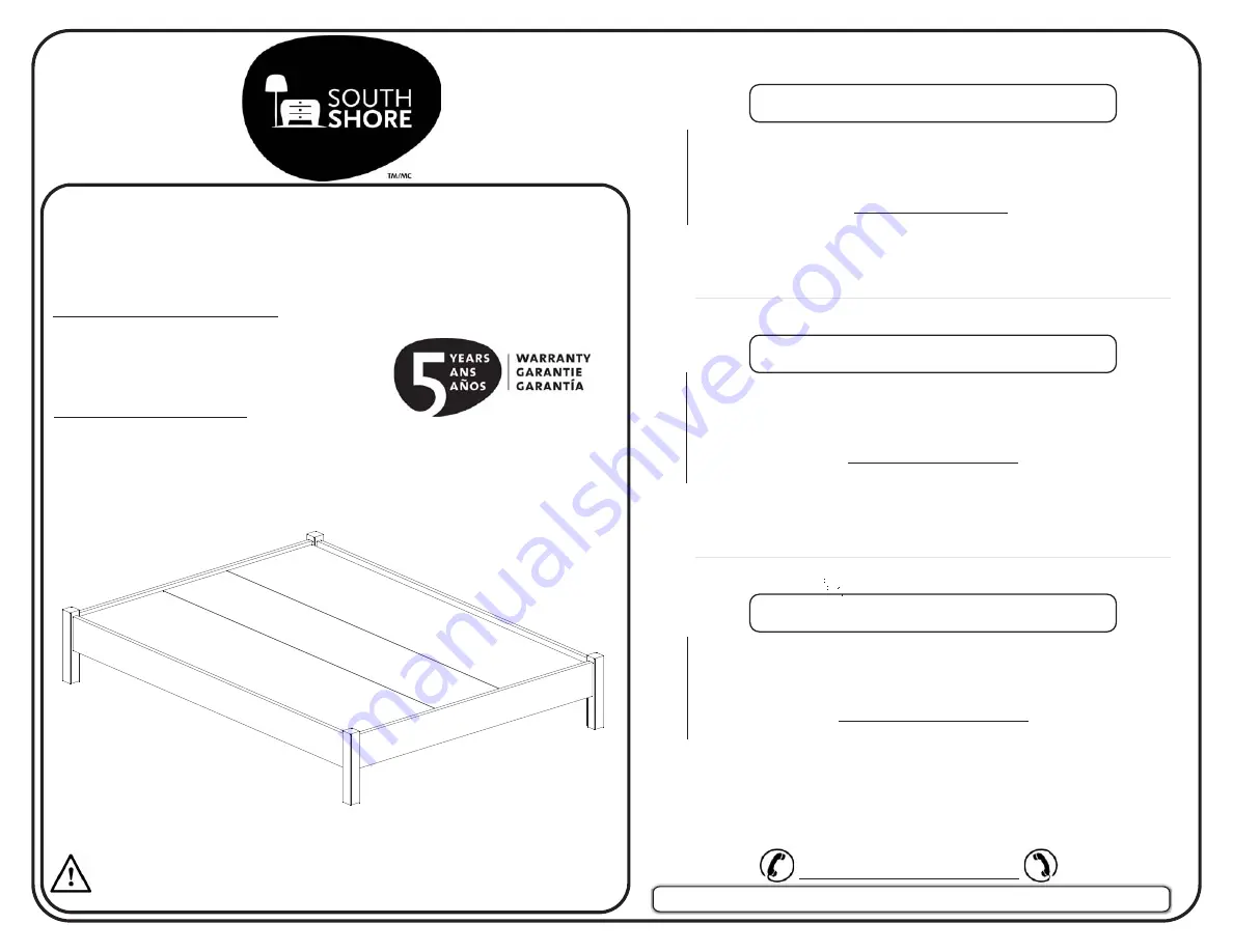 South Shore 10108270T Assembly Instructions Manual Download Page 1