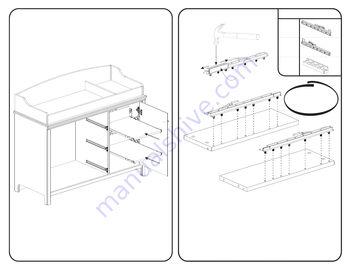 South Shore 3250-333 Assembly Instructions Manual Download Page 25