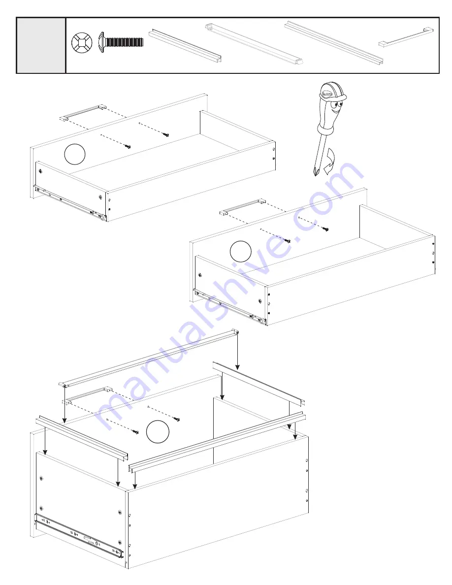 South Shore -605- Assembly Instructions Manual Download Page 14