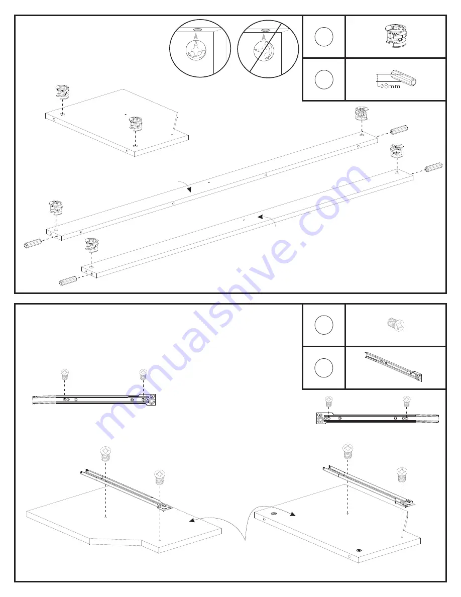 South Shore Exhibit TV Stand 4479 Assembly Instructions Manual Download Page 13