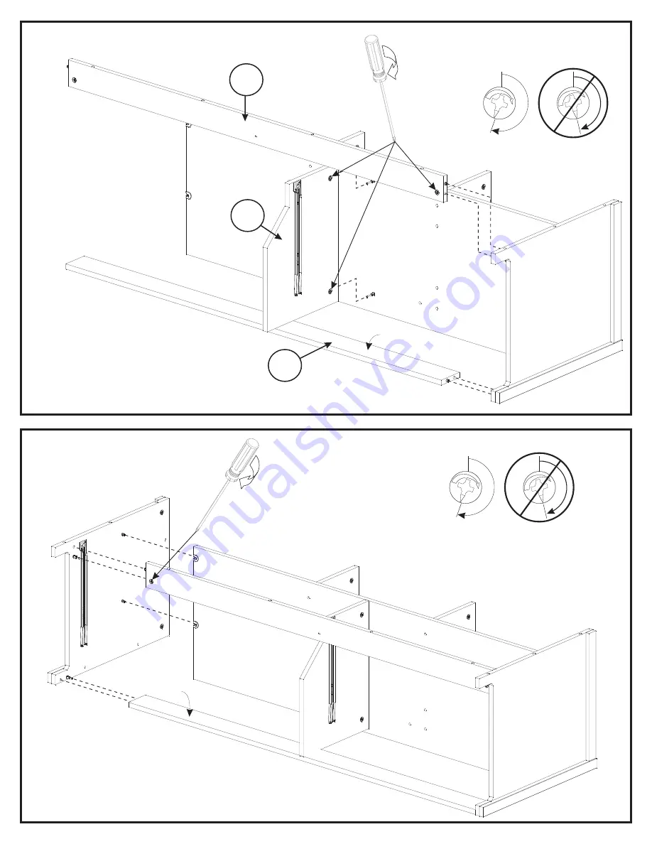 South Shore Exhibit TV Stand 4479 Assembly Instructions Manual Download Page 16