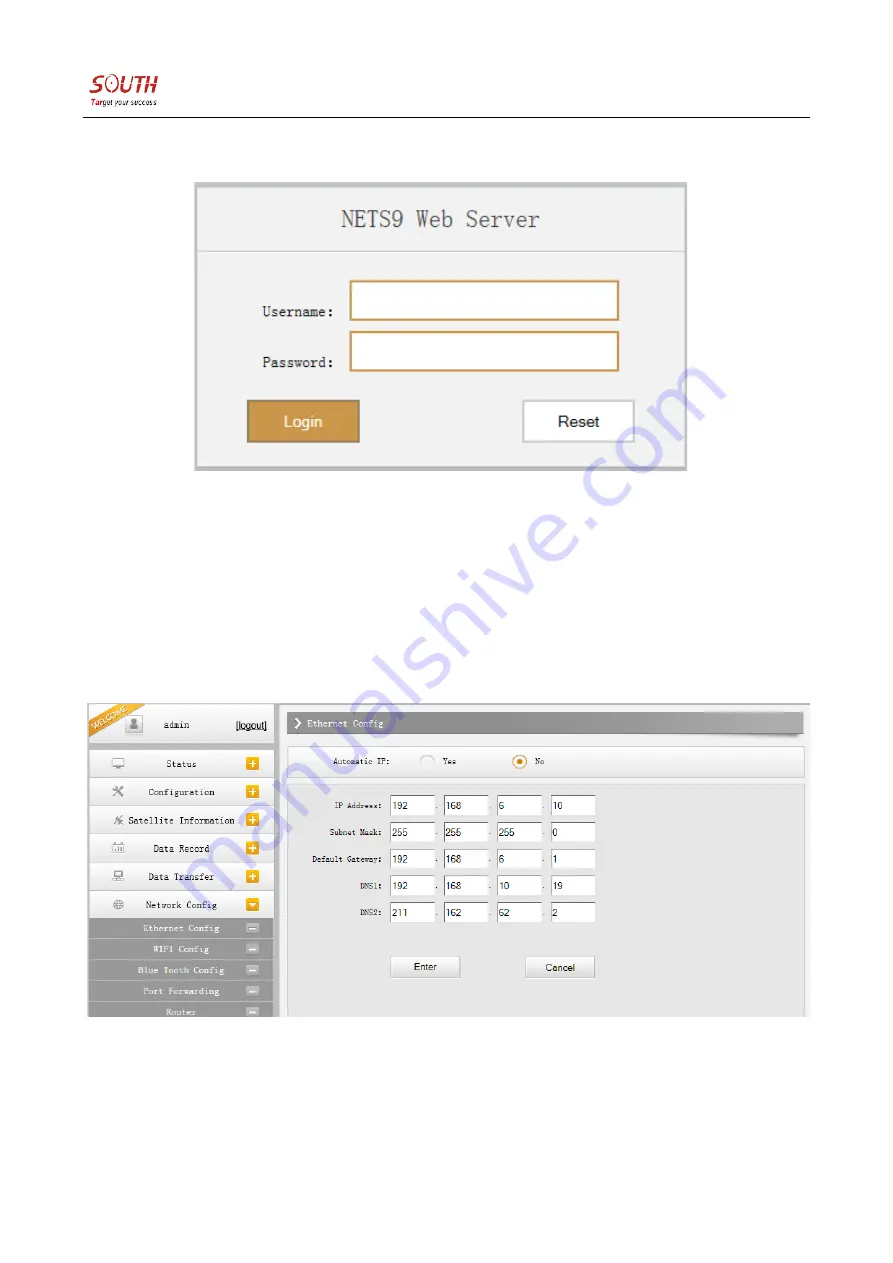 South NET S9 User Manual Download Page 44