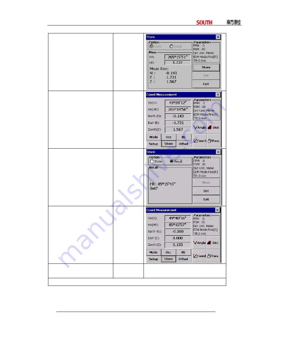 South NTS-960R Operation Manual Download Page 68