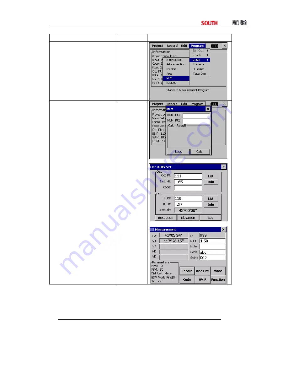 South NTS-960R Operation Manual Download Page 165