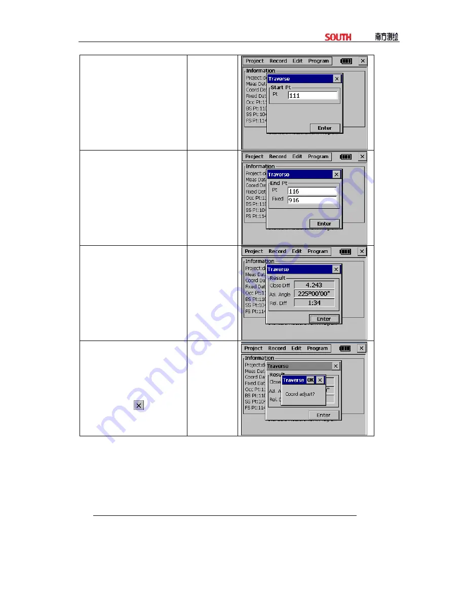 South NTS-960R Operation Manual Download Page 171