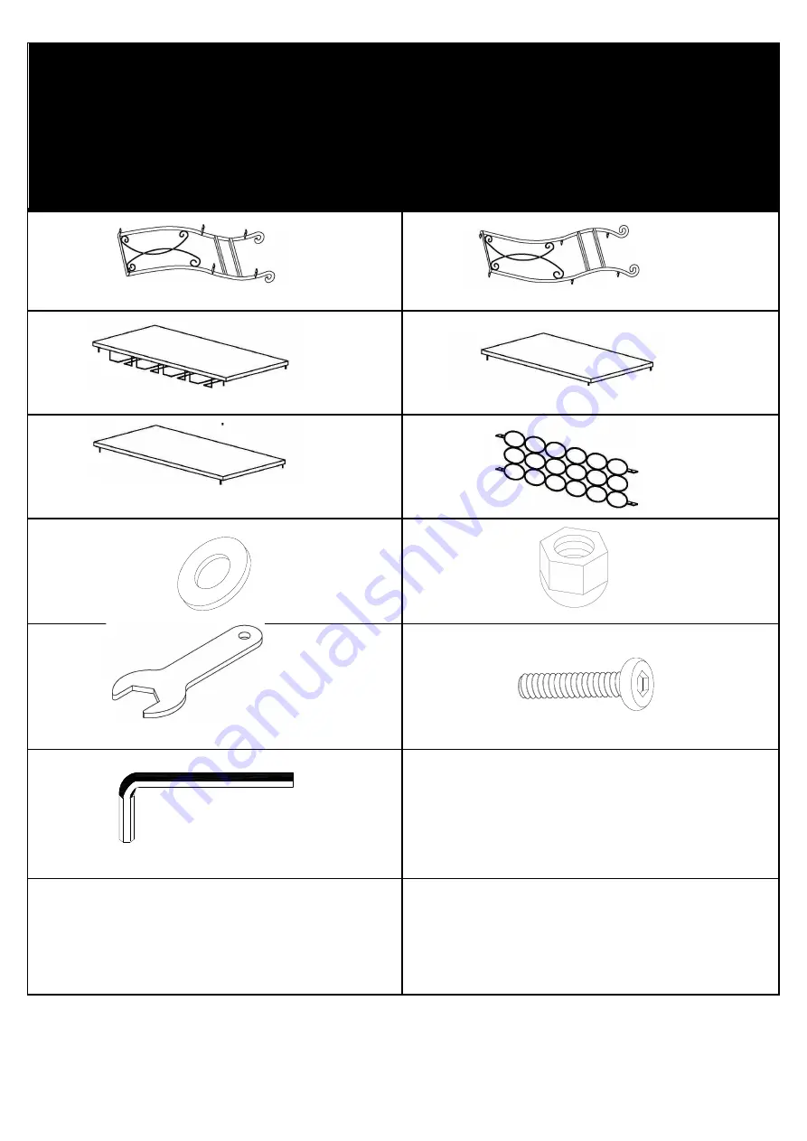 Southern Enterprises Arcino HZ205400TX Assembly Instructions Manual Download Page 2