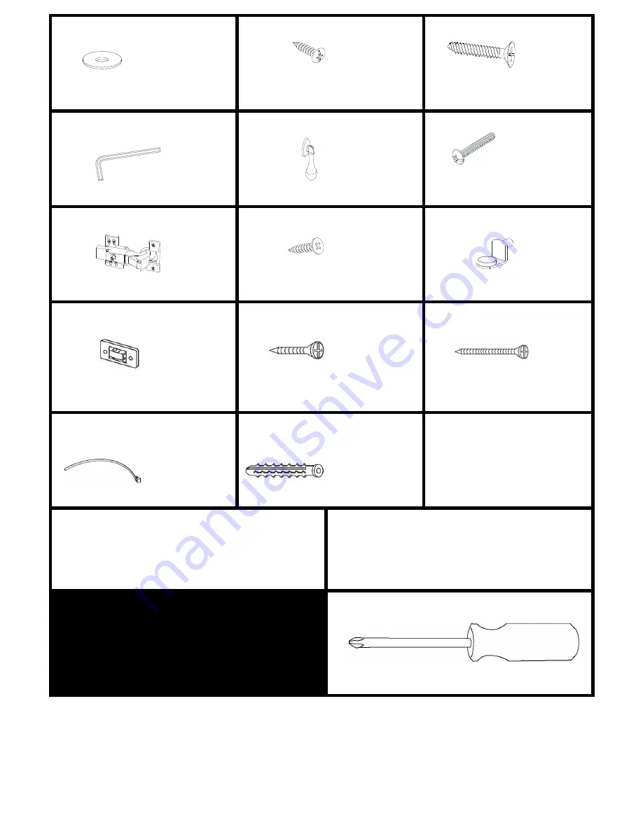 Southern Enterprises FA934800TX Assembly Instructions Manual Download Page 3