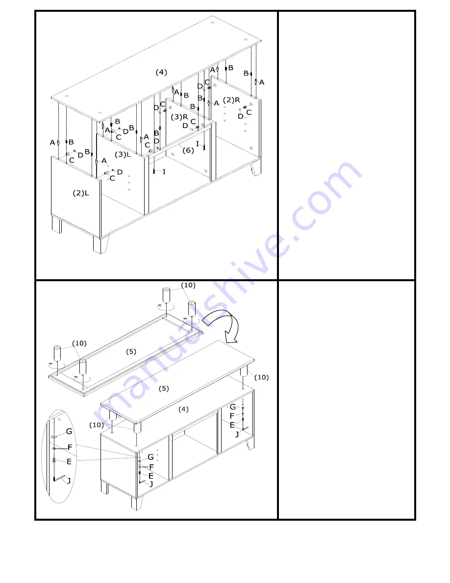 Southern Enterprises FA934800TX Assembly Instructions Manual Download Page 5