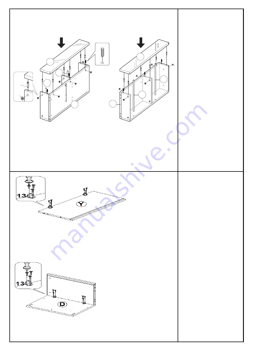 Southern Enterprises HZ104900TX Assembly Instruction Manual Download Page 5