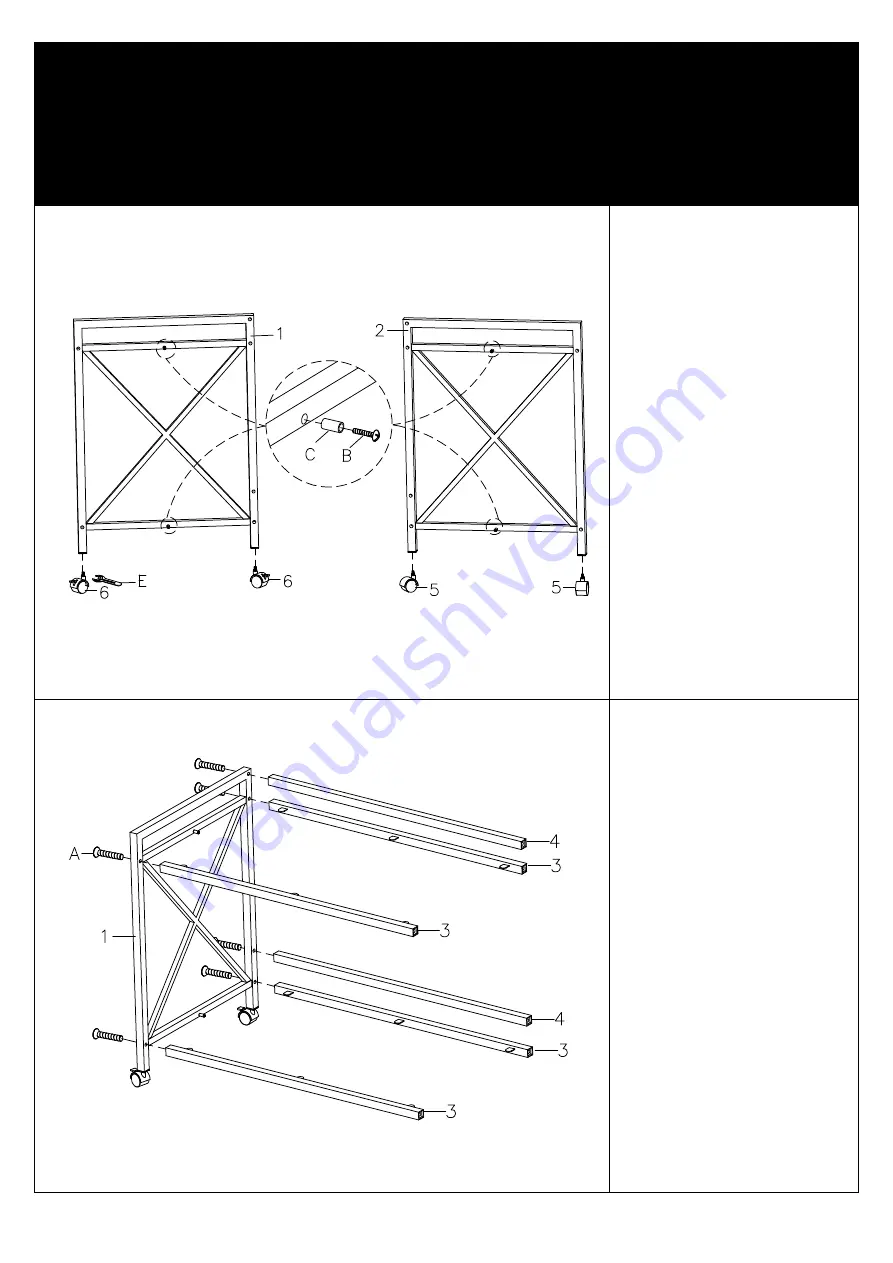 Southern Enterprises Maxton HZ204100TX Assembly Instructions Download Page 3